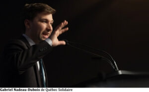 Gabriel Nadeau-Dubois de Québec Solidaire