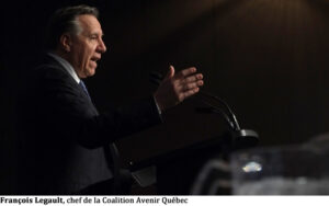 François Legault, chef de la Coalition Avenir Québec