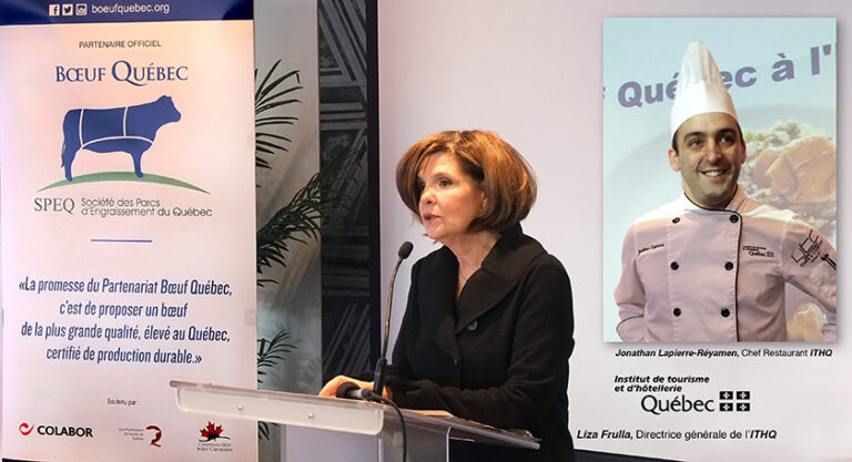 Lisa Frulla ITHQ Boeuf Quebec