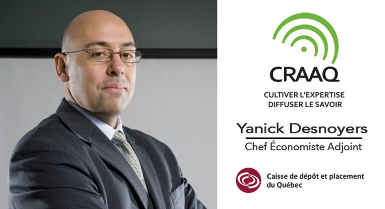 Yanick Desnoyers Yanick Desnoyers, Chef Économiste Adjoint à la Caisse de Dépôt et Placement du Québec
