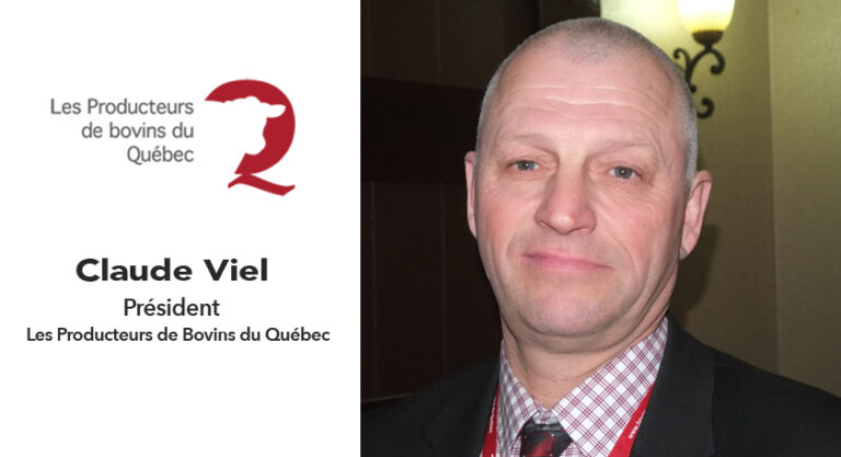 Claude Viel, Président Les Producteurs de bovins du Québec Claude Viel, Président Les Producteurs de bovins du Québec