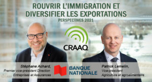 Blogue ROUVRIR LIMMIGRATION ET DIVERSIFIER LES EXPORTATIONS.