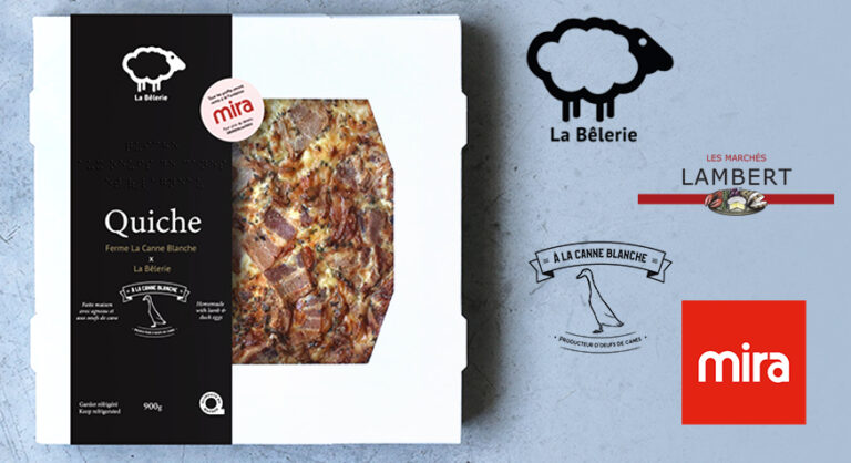 Communiqué – Bêlerie – Canne Blanche – Marchés Lambert – Quiche 100% profits à Mira V4