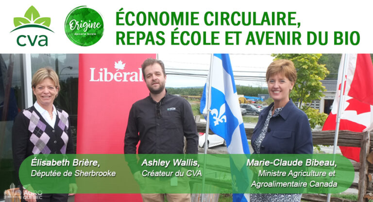 Blogue – ÉCONOMIE CIRCULAIRE, REPAS ÉCOLE ET AVENIR DU BIO