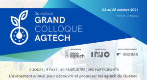 Communique 2E EDITION DU GRAND COLLOQUE AGTECH DU QUEBEC