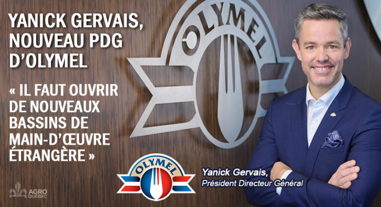 Blogue – YANICK GERVAIS, NOUVEAU PDG D’OLYMEL