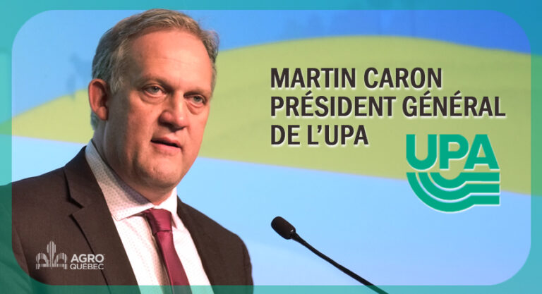 Blogue – Martin Caron Président de l’UPA