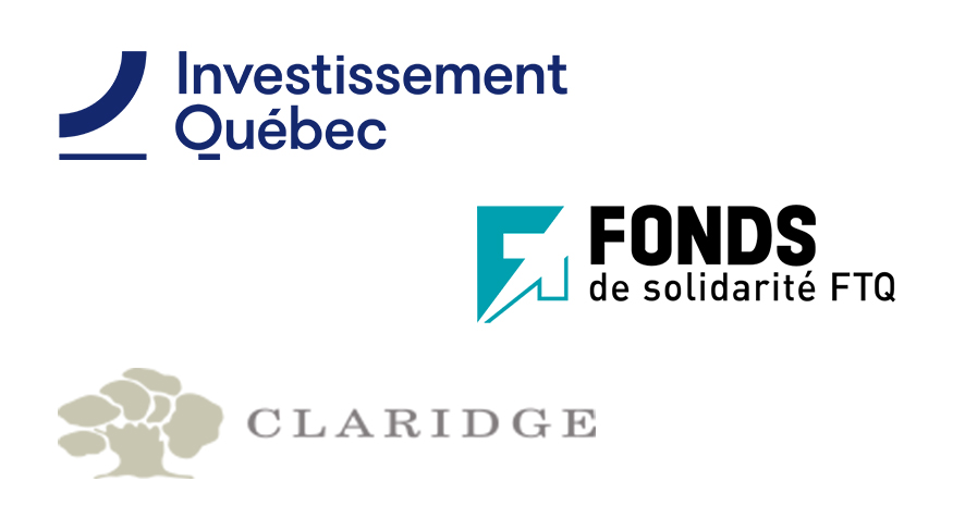 Communiqué – Investissement Québec et le Fonds de solidarité FTQ s’associent à Claridge