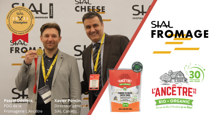 Fromagerie L’Ancêtre gagnant du concours international de fromages au SIAL 2022 Fromagerie L’Ancêtre gagnant du concours international de fromages au SIAL 2022