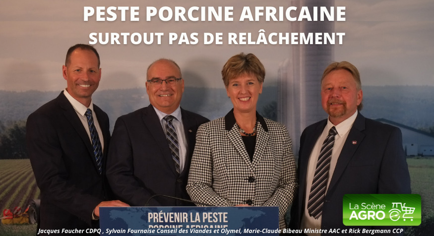 Balado peste porcine Peste Porcine Marie-Claude Bibeau