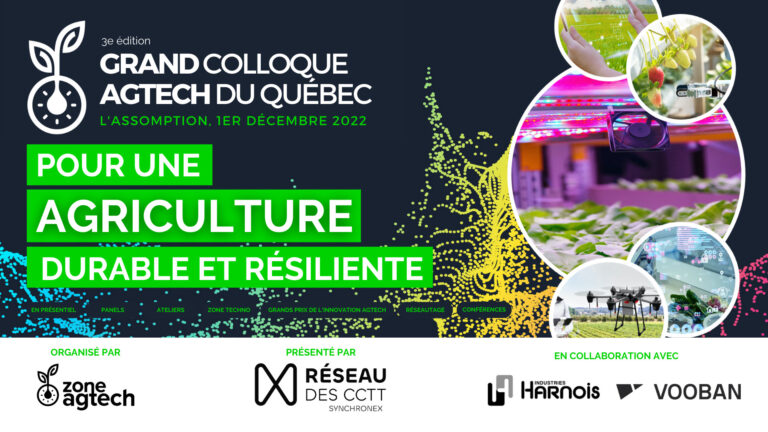 Grand colloque agtech du Québec Zone agtech