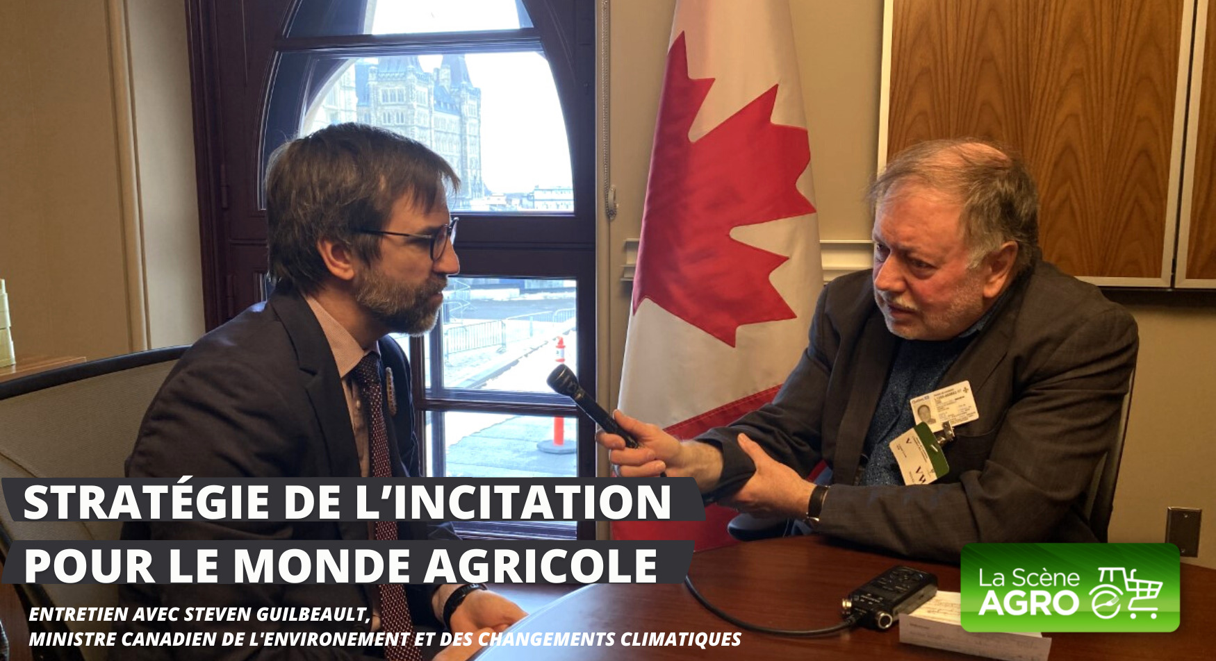 Steven Guilbeault Incitation au changement agriculture Canada