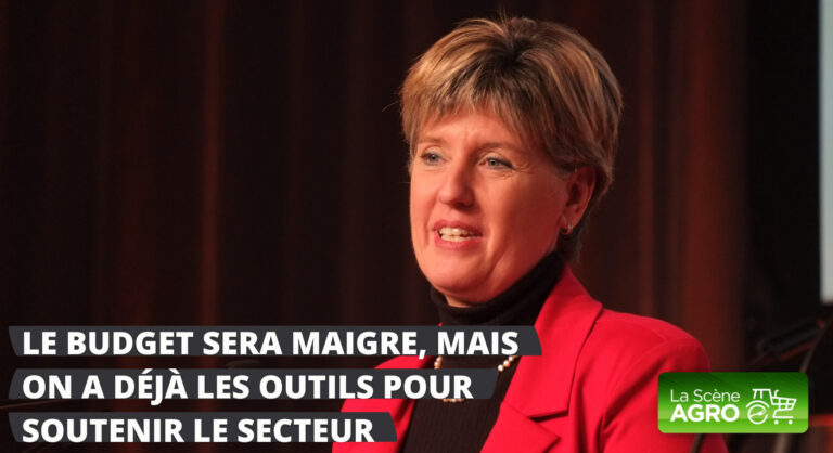 Budget fédéral agriculture Marie-Claude Bibeau