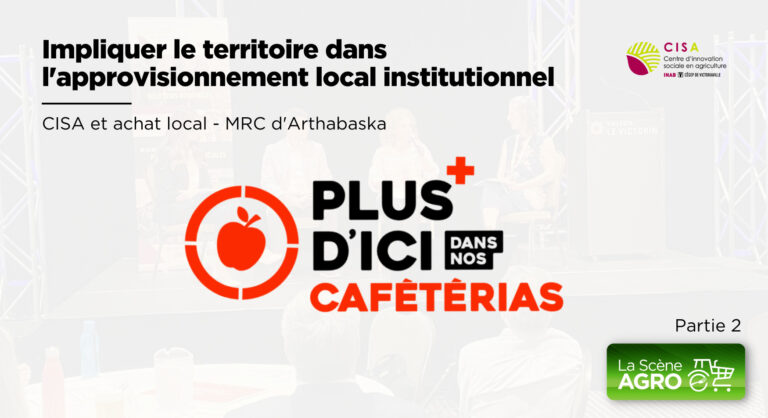 Approvisionnement local Alimentation locale institutions