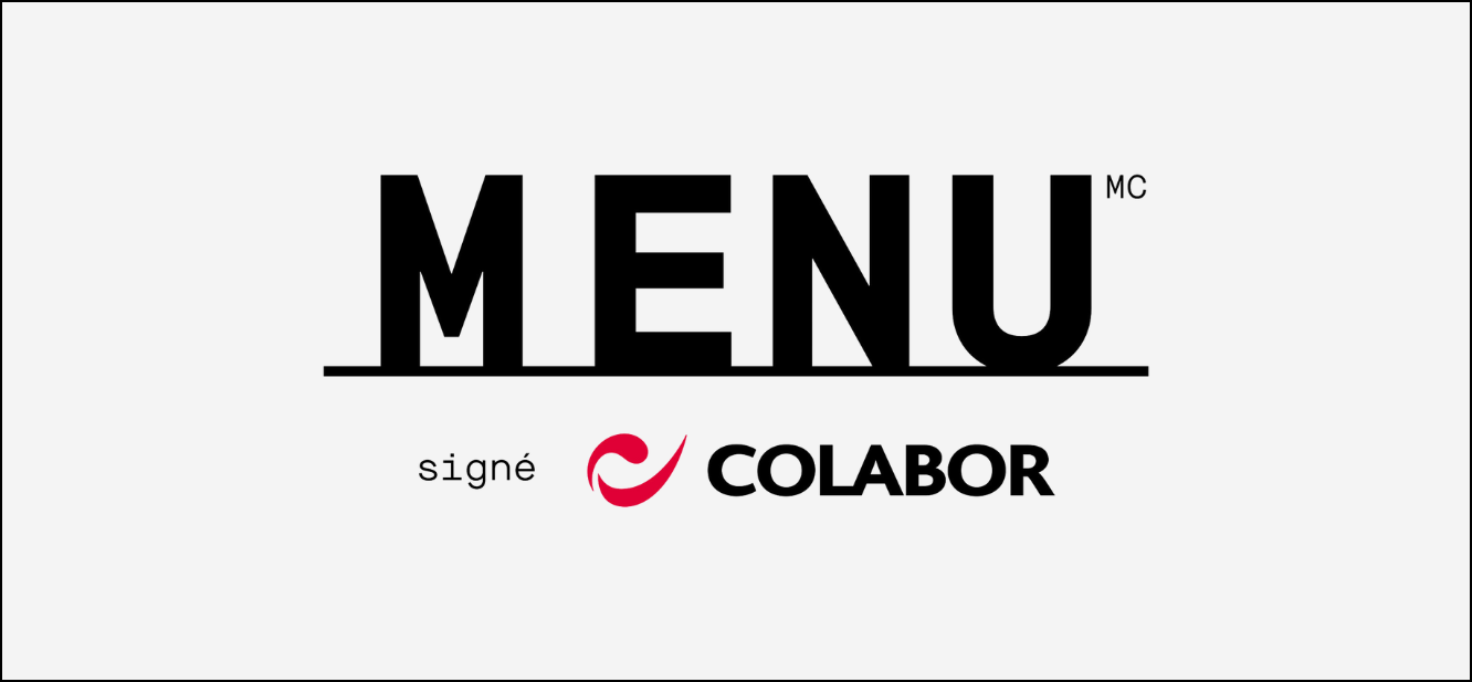 Logo menu signé colabor