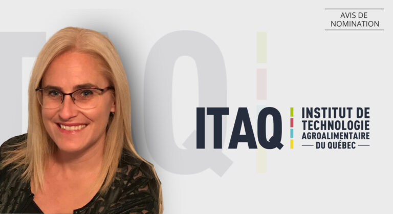 ITAQ Nomination Karine Mercier ITAQ