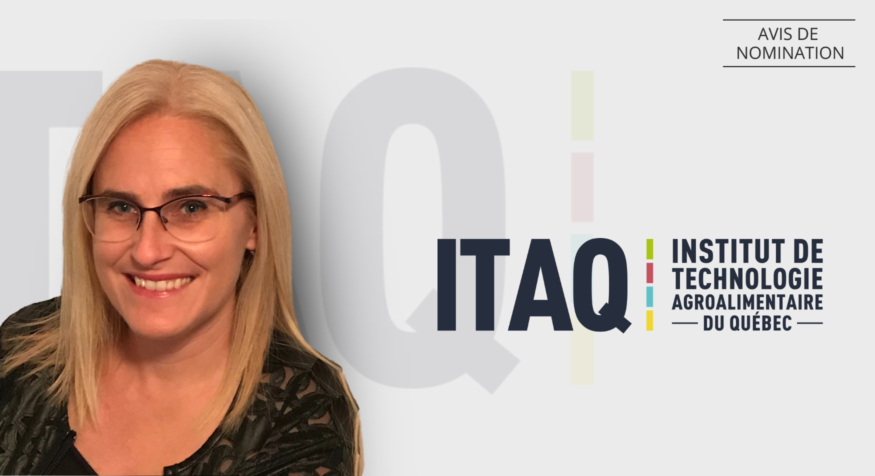 ITAQ Nomination Karine Mercier ITAQ