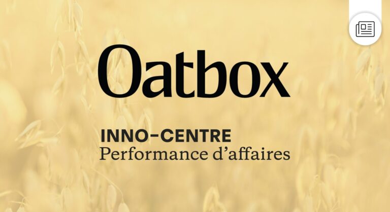 2025-01-30_OatboxIC Oatbox s’engage dans la réduction de ses gaz à effet de serre avec Inno-centre