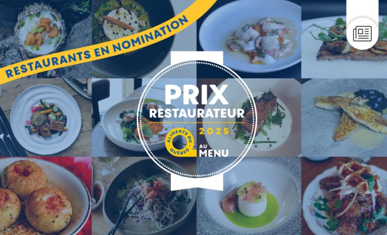 Aliments du Québec au menu