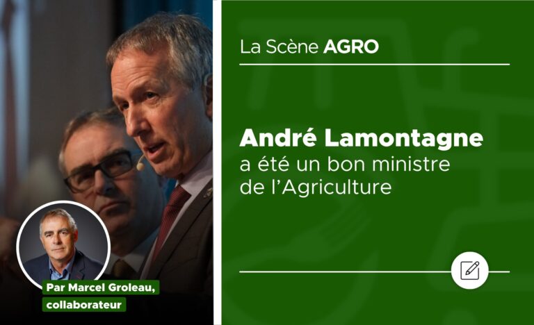 André Lamontagne ministre de l'Agriculture