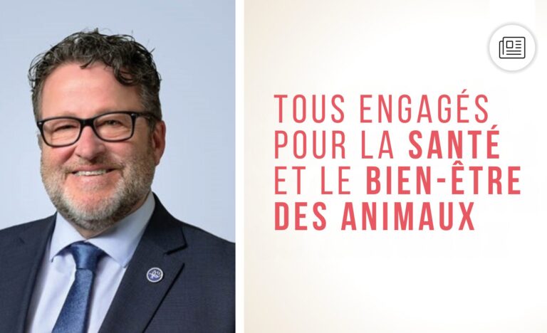 Photo du ministre Donald Martel - Stratégie québécoise de santé et de bien-être des animaux