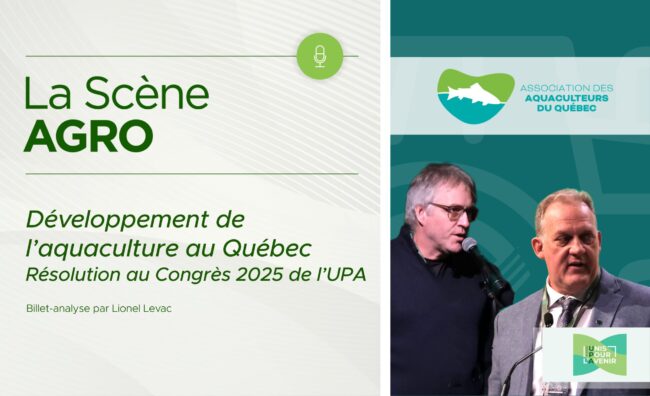 Aquaculture congrès UPA