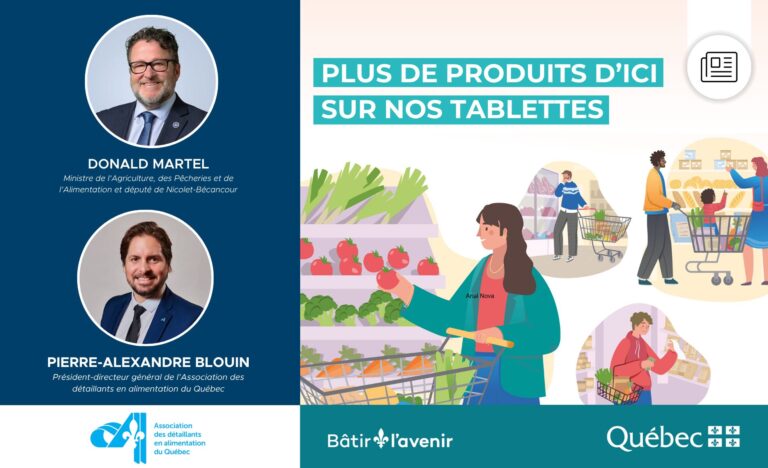 Quebec souhaite faire plus de place aux aliments quebecois sur les tablettes 2